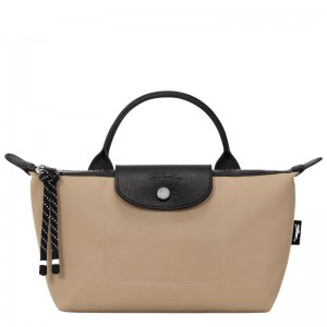 Longchamp Le Pliage Energy Men Pouch Brown | Australia-201GNJQBS