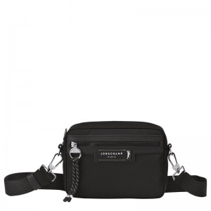 Longchamp Le Pliage Energy S Camera Men Crossbody Bag Black | Australia-695KXIPNB