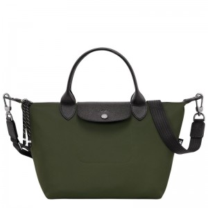 Longchamp Le Pliage Energy S Men Handbag Khaki | Australia-530FLRBIW