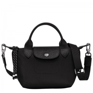 Longchamp Le Pliage Energy Xs Men Handbag Black | Australia-523MYKETA