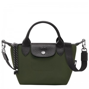 Longchamp Le Pliage Energy Xs Men Handbag Khaki | Australia-587NVQCOY