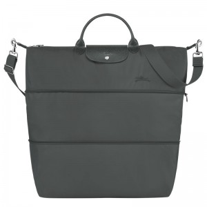 Longchamp Le Pliage Green Expandable Men Travel Bag Dark Grey | Australia-206HDRTNM