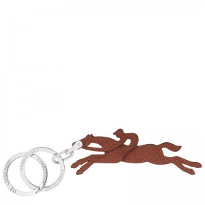 Longchamp Le Pliage Men Key Rings Brown | Australia-071EGHMVJ