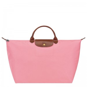 Longchamp Le Pliage Original L Men Travel Bag Pink | Australia-296AWQFBY