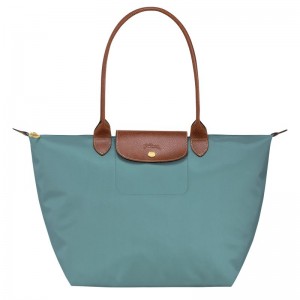 Longchamp Le Pliage Original L Women Tote Bag Blue | Australia-139YLBSJV
