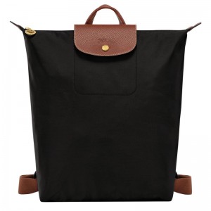 Longchamp Le Pliage Original M Men Backpack Black | Australia-146EUZQDA