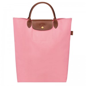 Longchamp Le Pliage Original M Men Tote Bag Pink | Australia-875NKCGME