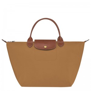 Longchamp Le Pliage Original M Women Handbag Brown | Australia-613FYEMNV