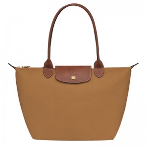 Longchamp Le Pliage Original M Women Tote Bag Brown | Australia-978HLWVEB