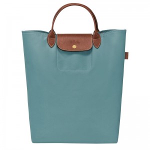 Longchamp Le Pliage Original M Women Tote Bag Blue | Australia-762MTUPDH