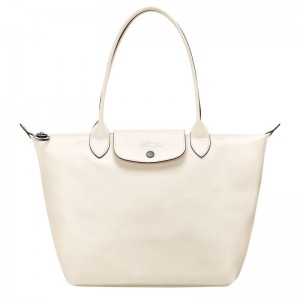 Longchamp Le Pliage Xtra M Women Tote Bag Cream | Australia-809WNMFCV
