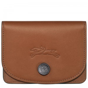 Longchamp Le Pliage Xtra Men Card Holder Brown | Australia-658UJPSFV