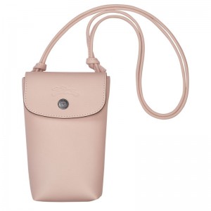 Longchamp Le Pliage Xtra With Leather Lace Men Phone Case Beige | Australia-764PAKJNQ