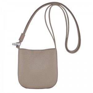 Longchamp Le Roseau S Women Crossbody Bag Beige | Australia-712DBRFSK