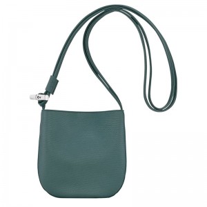 Longchamp Le Roseau S Women Crossbody Bag Blue Green | Australia-429ODSPBX