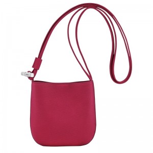 Longchamp Le Roseau S Women Crossbody Bag Dark Pink | Australia-634RLQSMV