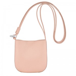 Longchamp Le Roseau S Women Crossbody Bag Light Rose | Australia-137WUGZAS