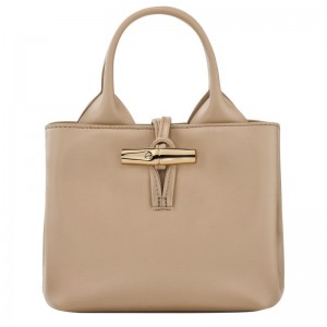 Longchamp Le Roseau Xs Women Handbag Beige | Australia-245YWPRCG
