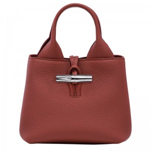 Longchamp Le Roseau Xs Women Handbag Brown | Australia-549PEUTNZ