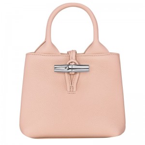 Longchamp Le Roseau Xs Women Handbag Light Rose | Australia-481KNMVBD