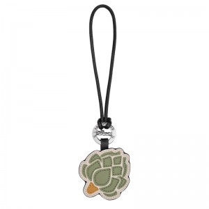 Longchamp Longcharm Men Key Rings Green / Beige | Australia-564ZUPWAT