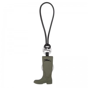 Longchamp Longcharm Men Key Rings Khaki | Australia-792PLVNBF