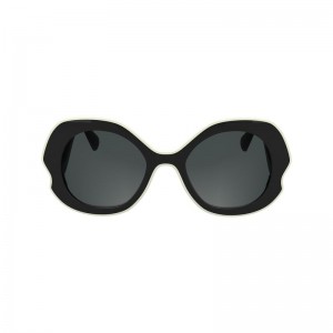 Longchamp Plant Based Resin Women Sunglasses Black | Australia-671JRXWUO