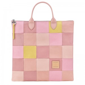 Longchamp Re-play L Men Handbag Pink | Australia-913RUNSKX