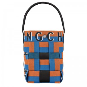 Longchamp Re-play Xs Women Bucket Bag Blue / Orange | Australia-186CXHUQZ
