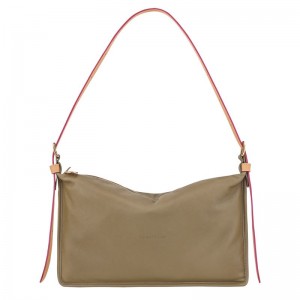 Longchamp Smoothie M Women Crossbody Bag Olive | Australia-461RKOWLV