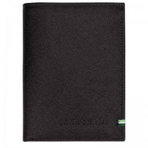 Longchamp Sur Seine Men Wallet Black | Australia-928OQWRML
