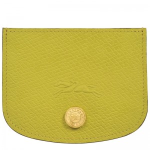 Longchamp Épure Men Card Holder Green | Australia-678NADPXI