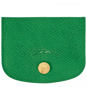 Longchamp Épure Men Card Holder Green | Australia-013VOAHQB