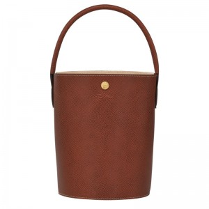 Longchamp Épure S Women Bucket Bag Brown | Australia-238OKCRZN