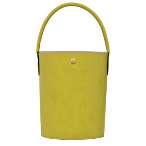 Longchamp Épure S Women Bucket Bag Green | Australia-460EWOPCN