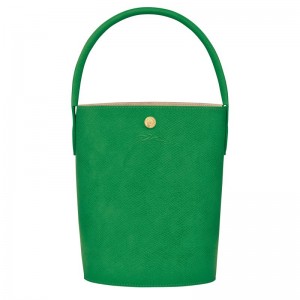 Longchamp Épure S Women Bucket Bag Green | Australia-728KZHPNQ