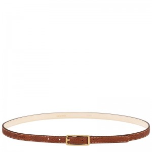 Longchamp Épure Women Belt Brown | Australia-079EFTLZN