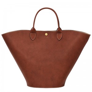 Longchamp Épure Xl Women Tote Bag Brown | Australia-128LTVHBR