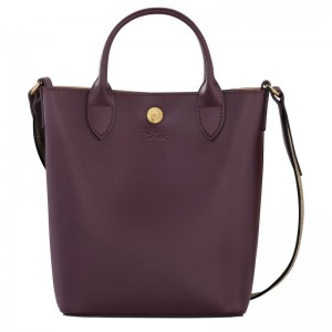 Longchamp Épure Xs Women Tote Bag Dark Purple | Australia-897BKCWJS