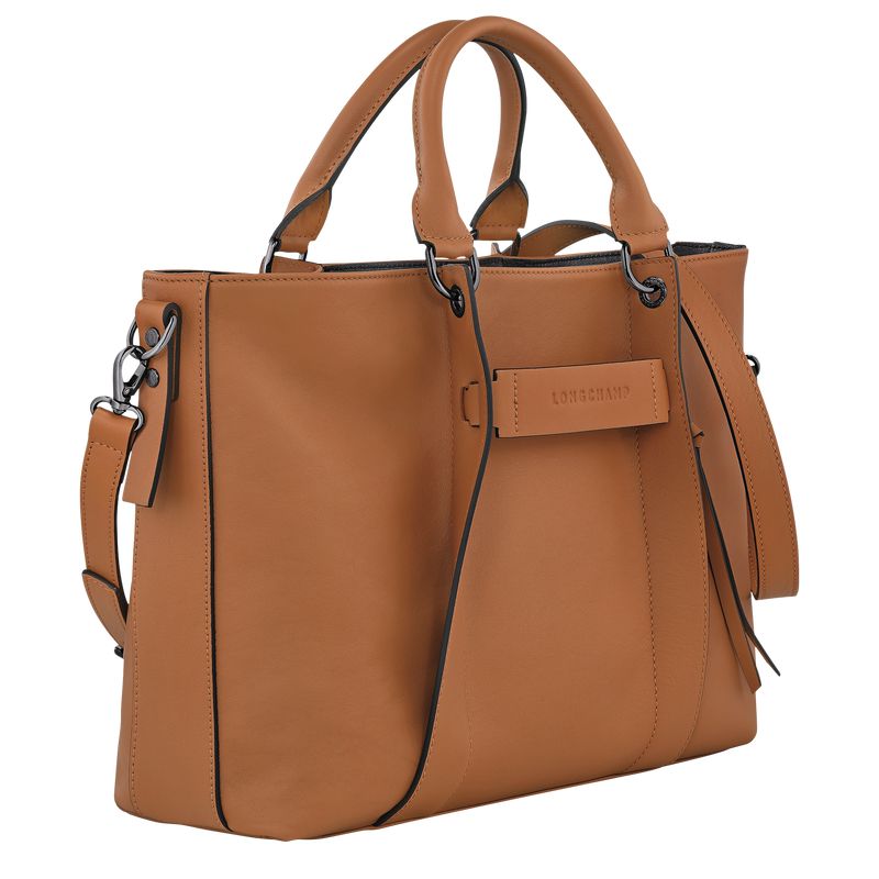 Longchamp 3D L Women Handbag Beige | Australia-479LBUIHC