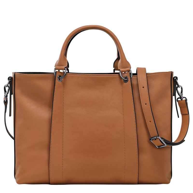 Longchamp 3D L Women Handbag Beige | Australia-479LBUIHC