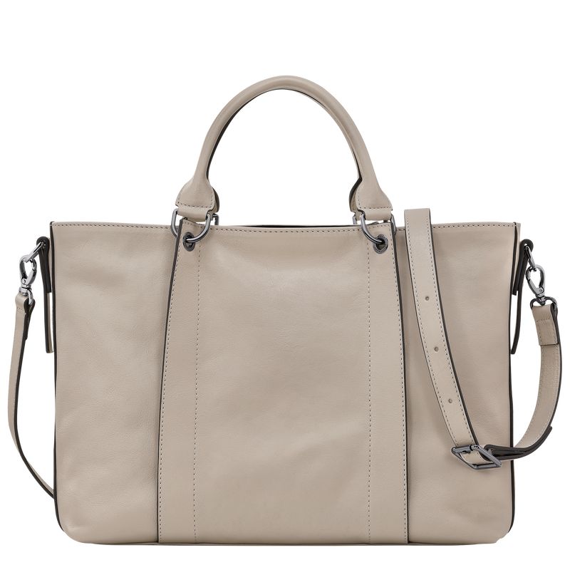 Longchamp 3D L Women Handbag Beige | Australia-204VIBRCO