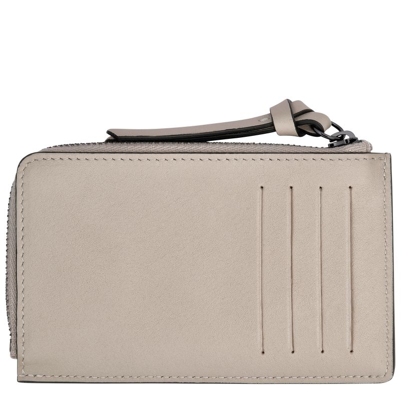 Longchamp 3D Men Card Holder Brown | Australia-984UIKJCF