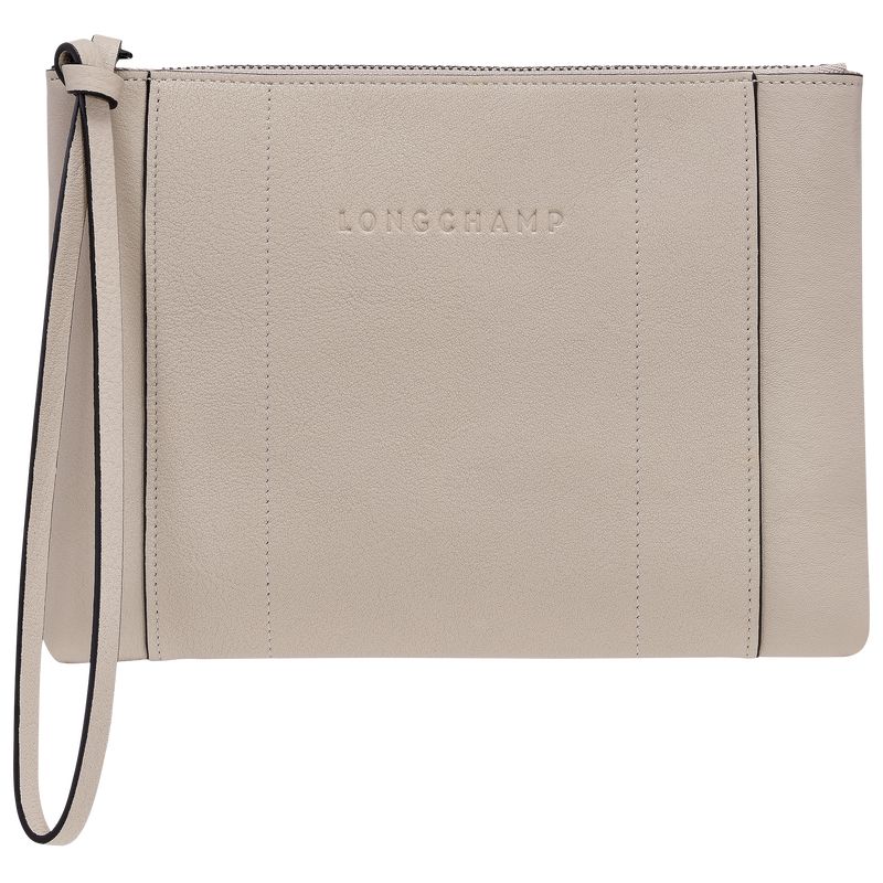 Longchamp 3D Men Pouch Brown | Australia-421XHEDBK