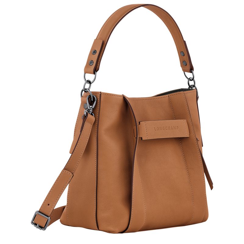 Longchamp 3D S Women Crossbody Bag Beige | Australia-703AFNDYX