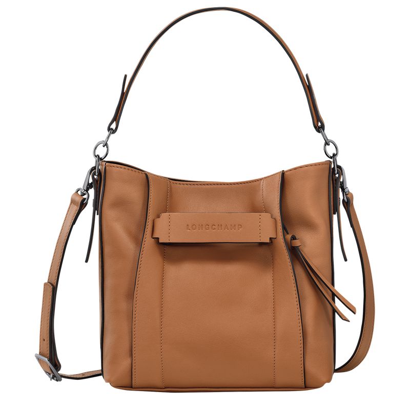 Longchamp 3D S Women Crossbody Bag Beige | Australia-703AFNDYX