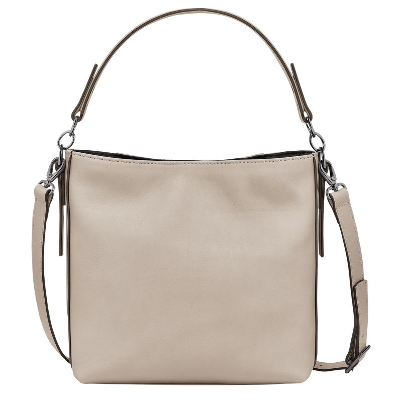 Longchamp 3D S Women Crossbody Bag Beige | Australia-579KXCWLO