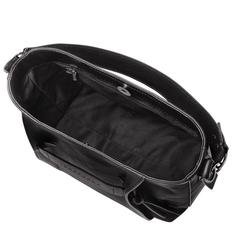Longchamp 3D S Women Crossbody Bag Black | Australia-584CPMEVY