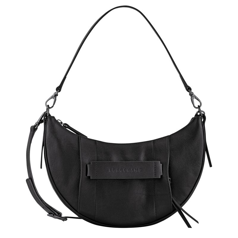 Longchamp 3D S Women Crossbody Bag Black | Australia-154TKHSJL