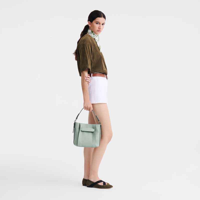 Longchamp 3D S Women Crossbody Bag Blue Green | Australia-857NKFGYL